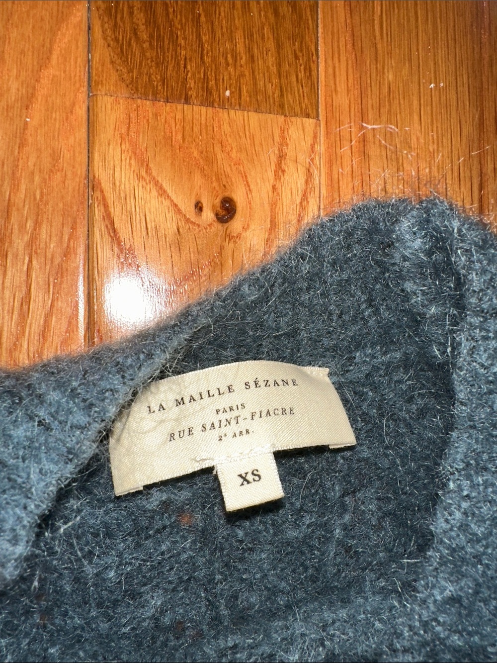 Sézane Scarlett sage colored sweater - Picture 4 of 8
